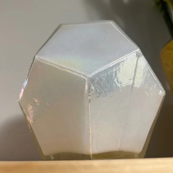 Pier 1 opalescent candle holder/vase - Picture 3 of 6